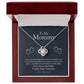 To My Mommy, Love From Your Tummy - Love knot Necklace