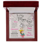 To My Mom, I Will Always Be Your Little Boy - Love knot Necklace