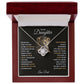 To My Daughter, You Will Always Be My Baby Girls - Love knot Necklace