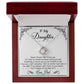 To My Daughter, I_m Always Right Here In Your Heart - Love knot Necklace