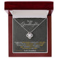 To My Granddaughter, You_ll Feel My Love Within This - Love knot Necklace