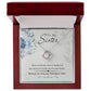To My Sister, Thank You For Everything - Love knot Necklace