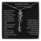 Custom Name Necklace with Birth Flowe