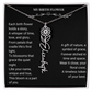 Custom Name Necklace with Birth Flowe