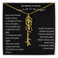 Custom Name Necklace with Birth Flowe