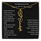 Custom Name Necklace with Birth Flowe