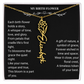 Custom Name Necklace with Birth Flowe
