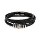 To My Son-Never Forget How Much I Love You-Black Braided Bracelet With Message Card