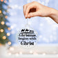 Christmas Begins With Christ-Religious Christian Acrylic Ornament