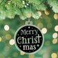 Merry Christ Mas Christian Acrylic Christmas Ornament
