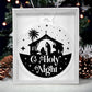 O Holy Night Acrylic Christmas Ornament Gift For Family, Friends, Boss