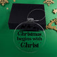 Christmas Begins With Christ-Religious Christian Acrylic Ornament