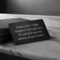 Psalm 37:4 Engraved Metal Wallet Card- Inspirational Christian Bible Verse Affirmations Messages-Inspirational Scriptur