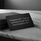 Philippians 4:13- Engraved Metal Wallet Card- Inspirational Christian Bible Verse Affirmations Messages-Inspirational Scripture