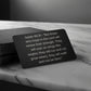 Isaiah 40:31 Engraved Metal Wallet Card- Inspirational Christian Bible Verse Affirmations Messages-Inspirational Scripture