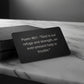 Psalm 46:1  Engraved Metal Wallet Card- Inspirational Christian Bible Verse Affirmations Messages-Inspirational Scripture