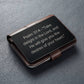 Psalm 37:4 Engraved Metal Wallet Card- Inspirational Christian Bible Verse Affirmations Messages-Inspirational Scriptur