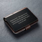 Matthew 6:33 Engraved Metal Wallet Card- Inspirational Christian Bible Verse Affirmations Messages-Inspirational Scriptur
