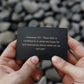 Hebrews 11:1 Engraved Metal Wallet Card- Inspirational Christian Bible Verse Affirmations Messages-Inspirational Scripture