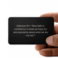 Hebrews 11:1 Engraved Metal Wallet Card- Inspirational Christian Bible Verse Affirmations Messages-Inspirational Scripture