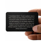 1 Corinthians 13:4-7 Engraved Metal Wallet Card- Inspirational Christian Bible Verse Affirmations Messages-Inspirational Scripture
