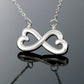 I Love You More Than Coffee-Valentines Day -Infinity Hearts Necklace-Funny Valentine Gift For Her