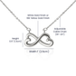 I Love You More Than Coffee-Valentines Day -Infinity Hearts Necklace-Funny Valentine Gift For Her