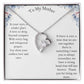 To My Mother Necklace With Custom Message-Gifts For Mom