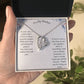 To My Mother Necklace With Custom Message-Gifts For Mom