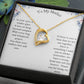 To My Mother Necklace With Custom Message-Gifts For Mom