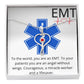 EMT -Emergency Medical Technician Paramedic Stethoscope Jewelry Pendant Gift-Medical Jewelry Present
