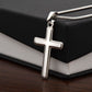 Gift For Grandson-Personalized Cross Necklace From Grandparents