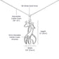 Gift For My Granddaughter - Interlocking Giraffes Pendant Necklace