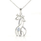 Giraffe Pendant Necklace, Motivational Jewelry, Giraffe Charm, Animal Necklace, Inspirational Gift, Wildlife Jewelry, Giraffe Lover Accessory
