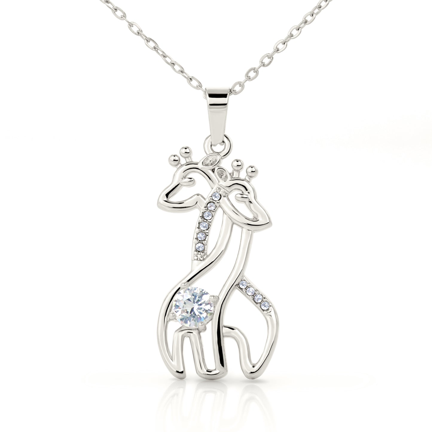 Giraffe Pendant Necklace, Motivational Jewelry, Giraffe Charm, Animal Necklace, Inspirational Gift, Wildlife Jewelry, Giraffe Lover Accessory