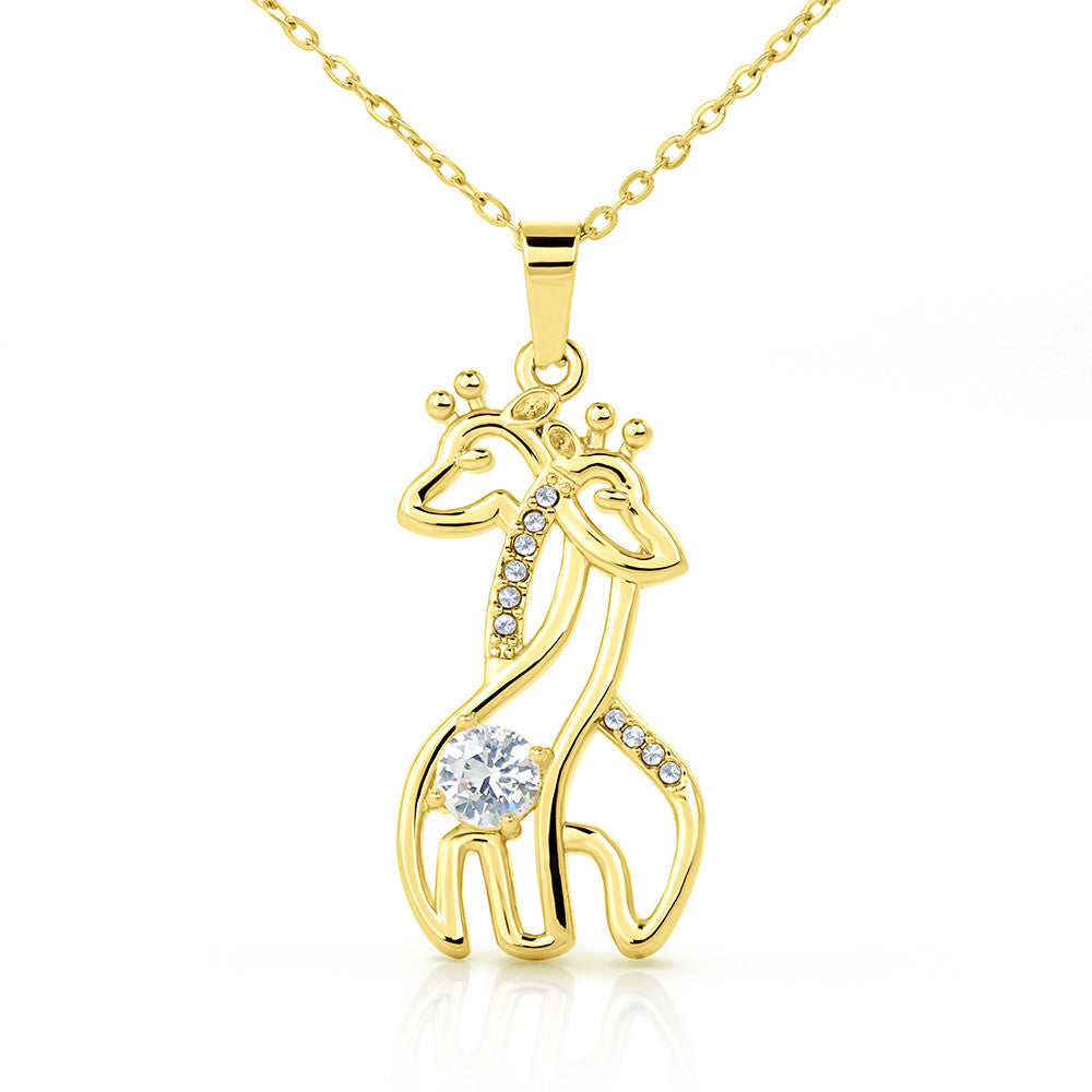 Giraffe Pendant Necklace, Motivational Jewelry, Giraffe Charm, Animal Necklace, Inspirational Gift, Wildlife Jewelry, Giraffe Lover Accessory