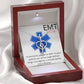 EMT -Emergency Medical Technician Paramedic Stethoscope Jewelry Pendant Gift-Medical Jewelry Present