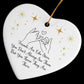 Friends Are Like Stars Ornament, Friendship Gift Heart Decor, Ceramic Star Sentimental Gift, Best Friend Keepsake, Heart Shaped Friends Decor